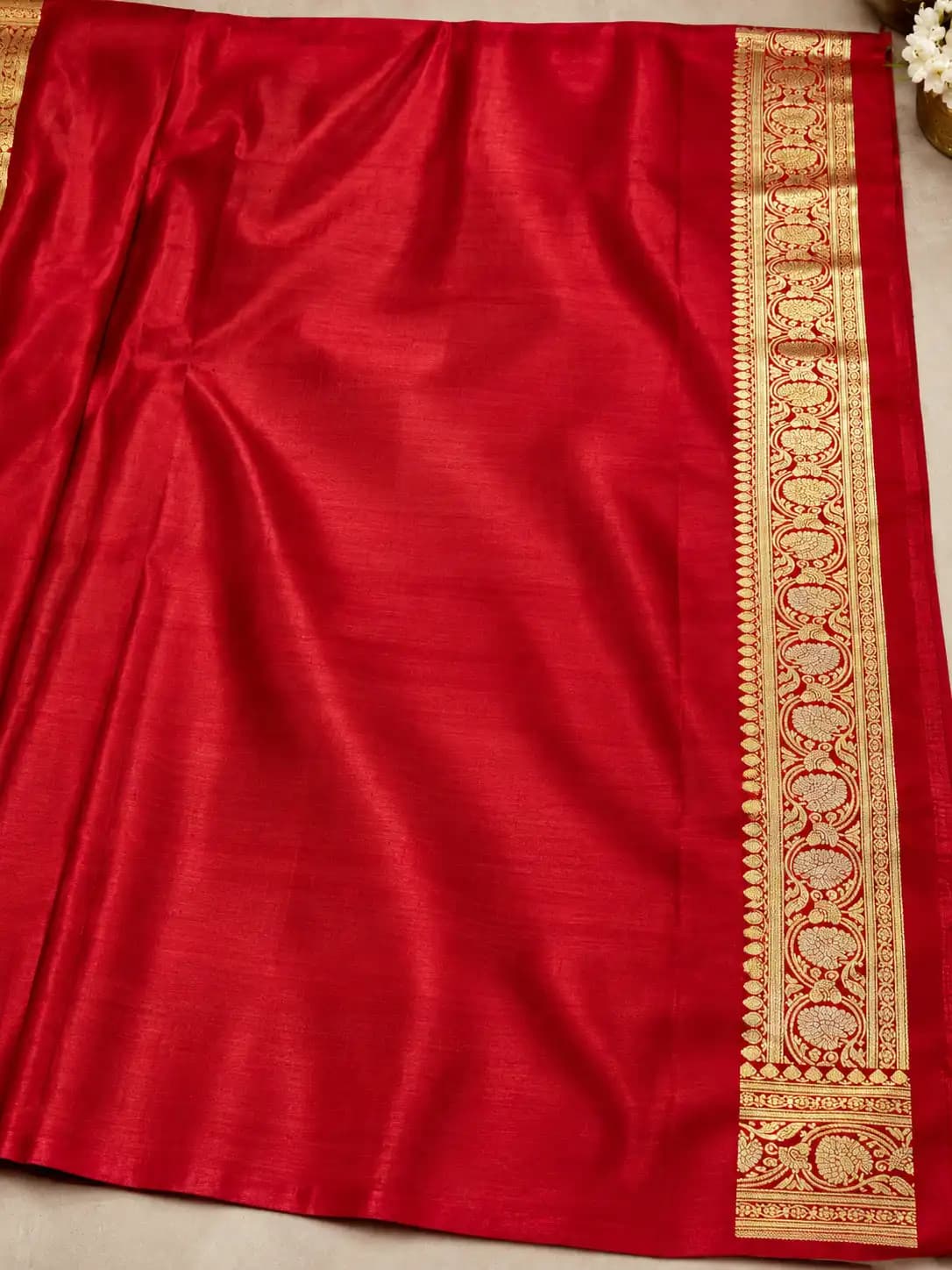 Emerald Green Banarasi Katan Silk Saree